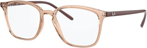 Ray-Ban Rx7185f Low Bridge Fit Square Prescription Eyeglass Frames in Saudi Arabia