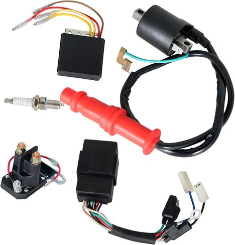 WFLNHB Ignition Coil CDI Relay Regulator and Spark Plug Replacement for Polaris Sportsman 500 1996-2001 in Saudi Arabia