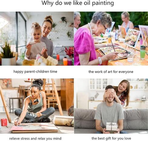 LWZAYS Flower Paint by Numbers Kits for Adults, Flowers Paint by Numbers Kits on Canvas, DIY Flowers Oil Painting Drawing Paintworks Gifts for Home Decor Without Frame, 16x20in in Saudi Arabia