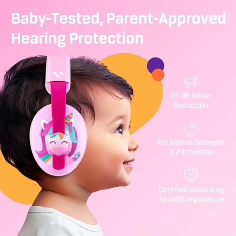 سماعات الرأس Vanderfields Baby Ear Protection Cancelling للرضع والأطفال الصغار والرضع من عمر 3 أشهر إلى سنتين in Saudi Arabia
