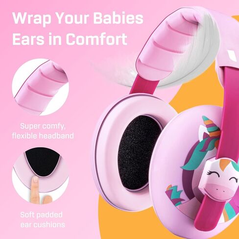 سماعات الرأس Vanderfields Baby Ear Protection Cancelling للرضع والأطفال الصغار والرضع من عمر 3 أشهر إلى سنتين in Saudi Arabia