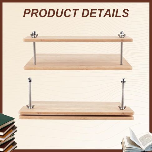 BENECREAT 15 × 11 Inches Book Press, Bamboo Bookbinding Press Portable Book Binding for Handmade Bookbinding & Flower Pressing in Saudi Arabia