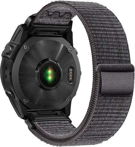 22mm Quickfit Watch Bands compatible with Garmin Quatix 7 Pro/Fenix 7X Pro/7/6 Pro/5 plus/5/Instinct/Forerunner 965 955 945 935/Epix 2/Descent G1 Hook&Loop Sport Nylon Replacement Watch Strap For Men in Saudi Arabia