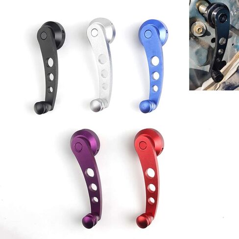 Veemoon Hand Crank Window Opener Crank Handle Kit, Window Crank Handle Kit, Window Crank Handle Winder Aluminum Universal Car Door Window Crank Handle Winder Car Door Accessories Rv Door Handle, Blue in Saudi Arabia