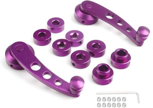 Veemoon Hand Crank Window Opener Crank Handle Kit, Window Crank Handle Kit, Window Crank Handle Winder Aluminum Universal Car Door Window Crank Handle Winder Car Door Accessories Rv Door Handle, Blue in Saudi Arabia