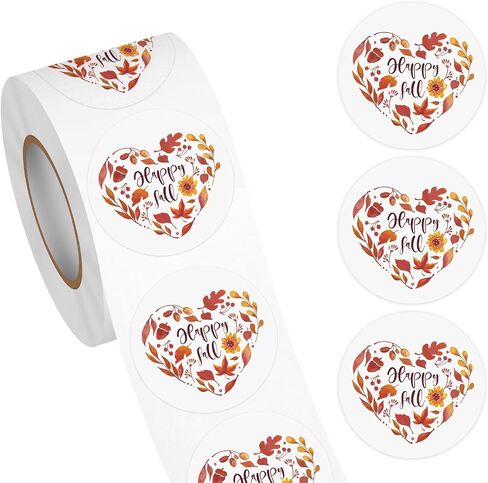 Heyfibro 500 PCS 1.5 Inch Spring Thank You Stickers Roll for Adults, Gift Packing, Cards, Candy Bags, Envelopes, Party Supplies(Spring Wildflowers) in Saudi Arabia