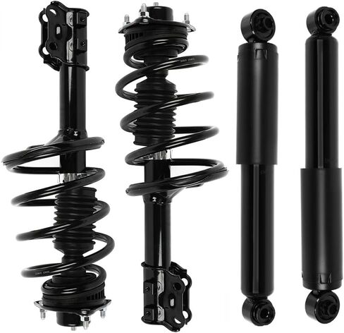 SCITOO Front and Rear Shock Absorber Assembly Fit for 2010-2013 for Kia Forte, Complete Shock and Strut Assembly Kit Fit for 172721 172720 5672 4PCS in Saudi Arabia