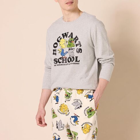 Amazon Essentials Harry Potter Men's Flannel Pajama Sleep Sets in Saudi Arabia