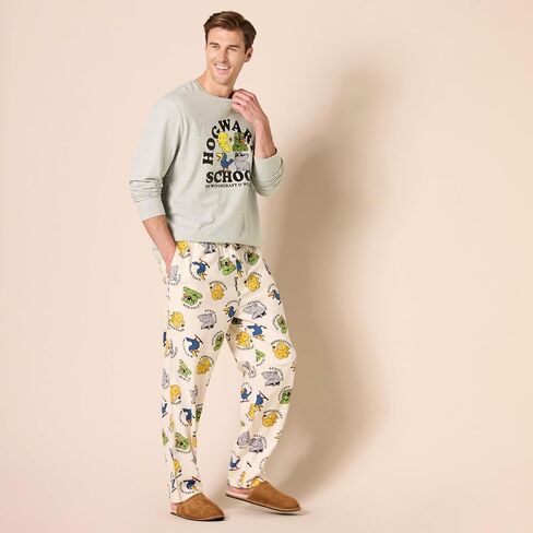 Amazon Essentials Harry Potter Men's Flannel Pajama Sleep Sets in Saudi Arabia