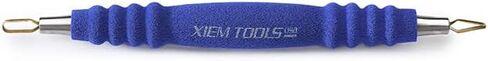 أدوات Xiem Tools الصغيرة للنحت والتشذيب ذات النهاية المزدوجة من التيتانيوم (TFM02-10477) in Kuwait