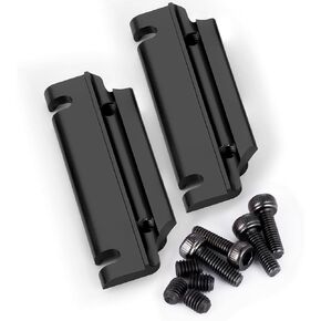 SWX 2Pcs Aluminum Center Sway Bar Mounts 1/8 Scale ARRMA 6S Alloy Roll Bar Retainer Compatible with 1:8 ARRMA Kraton 6S RC Car Upgrade Parts, Replace #AR310854 (Black)