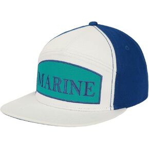 Bioworld One Piece Live Action Marine Logo Blue & White Snapback Hat