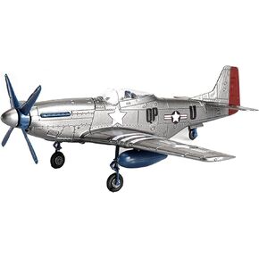 نموذج مقاتلة موستانج P-51 - نموذج مقاتل كلاسيكي للحرب العالمية الثانية، نموذج تجميع مقاتل بلاستيكي لعشاق الجيش 1:48