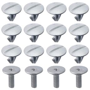 BYOBYO 16Pcs Lower Engine Cover Bolt, 90674-TY2-A01 90105-TBA-A00 Pin Screws Replacement Car Accessories Parts for Honda, for Civic, for Accord, for CRV, for Acura