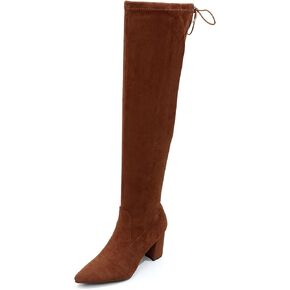 VenusCelia Women's Charlotte OverKnee Stretchy Boot