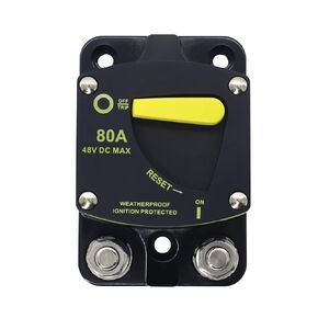 HiSport 250 Amp Circuit Breaker with Manual Reset DC 12-48V Waterproof Fuse Compatible with Boat, RV, Marine, Truck, Solar Systems & Audio - High Amperage Protection & Easy Installation