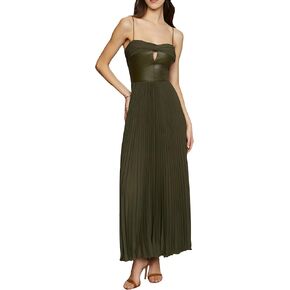AMUR Women's Linda Leather Combo Dress