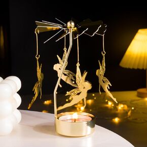 Toptime 2 Sets of Golden Iron Leaf Tea Light Candle Holder