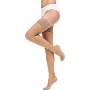 Veluk Women's Stay Up Thigh High Stockings 20 Denier Feeling