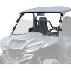 StarknightMT RMAX Windshield Scratch-Resistant RMAX Full Windshield Compatible with Yamaha Wolverine RMAX 2 1000/ RMAX 4 1000 2021-2024 Windscreen Accessories