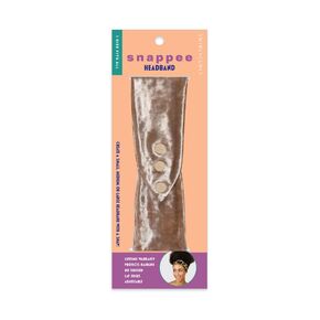 SWIRLYCURLY Women’s Fashion Headband for Thick, Natural, Curly Hair | No-Slip, 3-Snap, Adjustable, Washable, Turban Headwrap (1 Pack, Black Velvet)