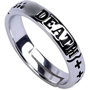 Hot Anime Death Trafalgar Law 925 Sterling Silver Ring Cosplay Gift S925 Props
