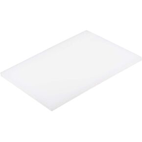 uxcell Plastic Cutting Board Mat Stamping Punching Hammer Pad White for DIY Leather Craft Tool(200 x 150 x 8mm)