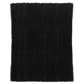 TOAOB 400pcs Pipe Cleaners Chenille Stems Black Pipe Cleaners 6mm x 12 Inch Pipe Cleaners for Art DIY Crafts Decorations