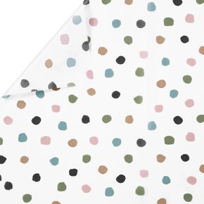 JarThenaAMCS Boho Tissue Paper Doodle Gift Wrapping Paper Hand Draw Dot Decorative Art Paper for DIY Crafts Birthday Wedding Baby Shower Party Home Supplies, 14 x 20 Inch, 60 Sheets
