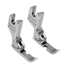 2 PCS Cording Zipper Foot P36N/P36LN Industrial Sewing Machine Presser Foot for High Shank Singer, Brother, Janome, Juki, Babylock, Elna, Kenmore, White, Necchi, Simplicity, and More