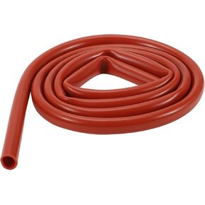 Silicone Vacuum Tubing Hose Automotive Vacuum Line High Temperature 6.6FT 9/16" 14mm ID 2mm Thickness 1 Pcs Red