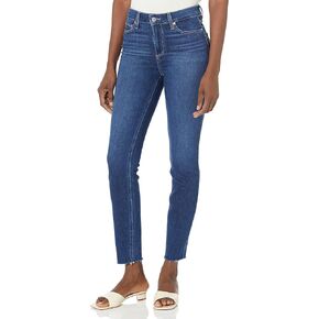 PAIGE Women's Hoxton Ankle W/Raw Hem High Rise Skinny Cropped in Chapel