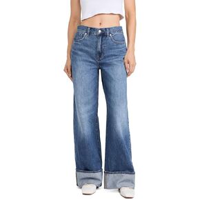 Madewell Women's Cuffed Superwide Jeans