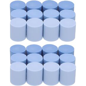 PATIKIL Pencil Erasers, 24 Pcs Rubber Colorful Gradient Round Mini Cute Erasers for Office Use Drawing Study Supplies Art, Pink