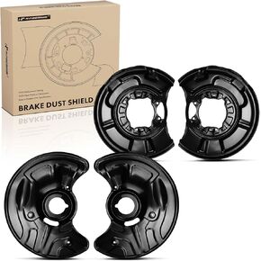 A-Premium Front and Rear Side Brake Dust Shield Compatible with Select Mercedes-Benz Models - E320 2003-2009, E350 2006-2009, E500, E550, CLS500, CLS550, SL500, SL550 - Replace# 2304201444, 4-PC Set