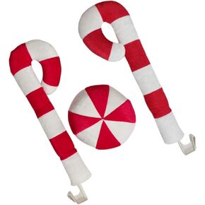 SUPVOX Xmas Vehicle Car Accessories Reindeer Car Decoration Xmas Candy Cane Antler Christmas Hanging Pendant The Red Nose Reindeer Toys Candy Cane Xmas Decor Car Trim Antlers Ornament