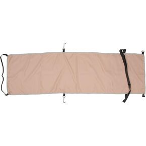 Ergonomic Adjustable Foot and Heel Hammock Cover, Comfort Airplane Footrest, Adjustable Portable Air Plane Flying Travel Foot Rest for Outdoor Travel Bus (Khaki)