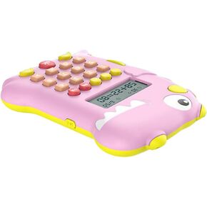Dinosaur Calculator Office Desktop Calculator Animal Mechanical Calculator Students Calculator Cute Kid Calculator Small Digital Calculator Child 150mah Lithium Battery Mini