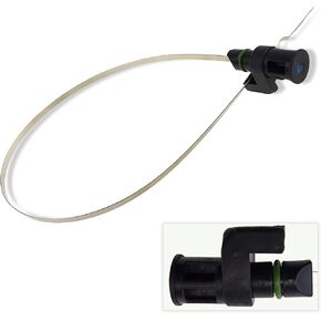 1 PC Automotive Transmission Oil Dipstick, 23.8" x 1.18" Immersion Gauge Engine Oil Level Indicator, Replacement OEM Part Number 31086-JA00A Accessory, Fits Most Vehicle Models (Black)