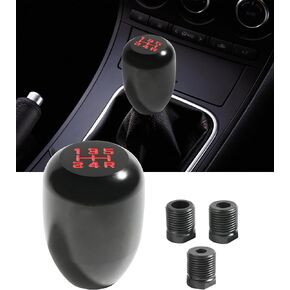 Shift Knob,Car Accessories Shifter Knobs,Gear Shift Knob,Shift Knobs,Stick Shift Knob,5 Speed Shift Knobs,Manual Shift KnobSuitable for Cars,Trucks,RV and Other General Models (Black)