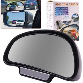 Car Blind Spot Mirror,Wide Angle Rearview Mirror,Adjustable Car Auxiliary Side Mirror Universal for Cars Truck,Left