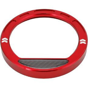 Aramox Front Dashboard Speedometer Gauge Bezel Ring Trim Billet Aluminum Replacement for Polaris RZR570 RZR 800 900 RZR 1000 -BLK(Black)