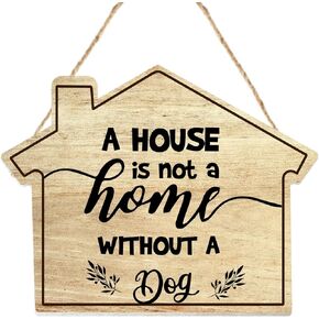 Funny Dog Welcome Sign,Cute Dog Hanging Door Sign,Welcome Home Wooden Wall Art Sign for Dog Lover Home Pet Shop Decor,Dog Wall Decoration,Dog Lover Gift