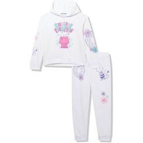 Peanuts Girls Snoopy Girls 4-16 Endless Possibilties Hoodie & Jogger 2pc Set