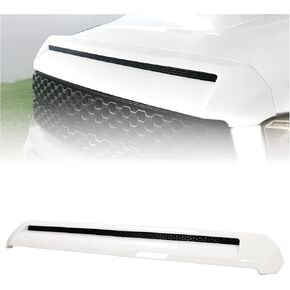 Kojem Hood Scoop Bulge Molding Compatible with 2014-2021 Toyota Tundra Platinum Style Color Code 202 Black Front Upper Grille