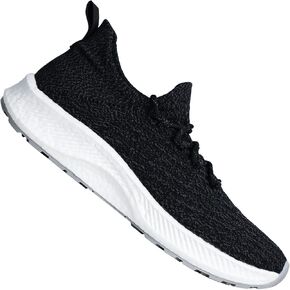 أحذية الجري الرجالية من FREETIE أحذية رياضية للمشي أحذية رياضية عصرية كاجوال فستان شبكي مريح وخفيف الوزن ومسامي للتنس وصالة الألعاب الرياضية باللون الأسود in Kuwait