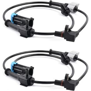 SPEEDWOW 15037208 2pcs ABS Wheel Speed Sensor Front Left Right for Chevy Silverado 1500 2500 HD 3500 Classic Avalanche Suburban for GMC Sierra 1999-2007 99 00 01 02 03 04 05 06 07/15112378 19181