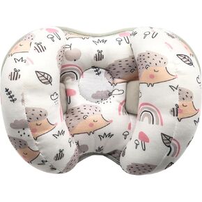 KAKIBLIN Baby Head Neck Support Pillow, 2 in 1 Banana Neck Pillow for Baby, Baby Travel Pillow for Stroller, Neck Support for Newborn, Adjustable Head Pillow for Kids Toddler,Orange Pentagram