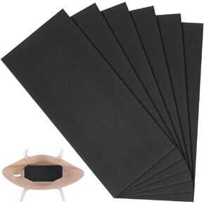 PH PandaHall 6pcs Plastic Base Shaper, 11.8 x 5 Inch Long Handbag Purse Bottom Insert Bag Stabilizer Bag Liner Board Black Rectangle Sheet for Handbag Tote Leather Purse Bag Backpack Knitting Bag