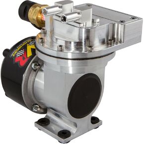 CVR Vacuum Pump, Electric, Regulated, 12V, Aluminum, Natural, Each